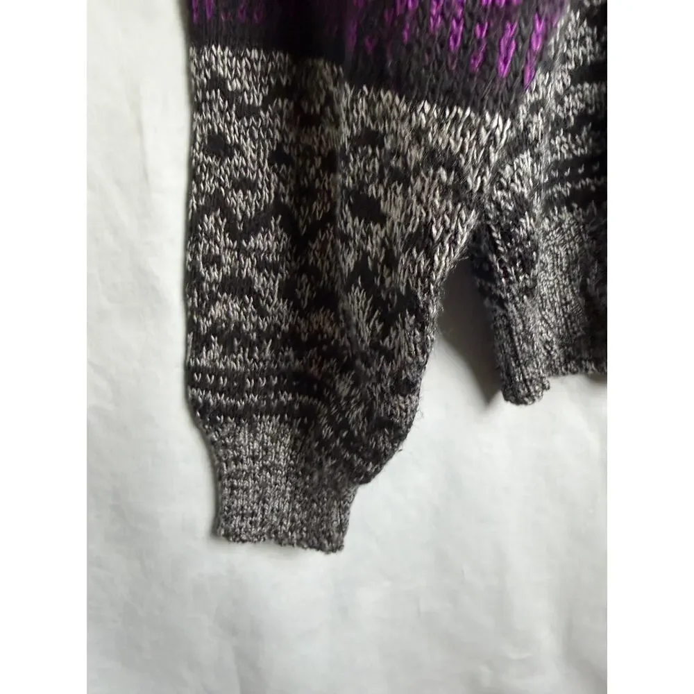 Chartwell Vintage Multicolor Knit Cardigan Sweater Men’s XL Fair Isle Button Up
